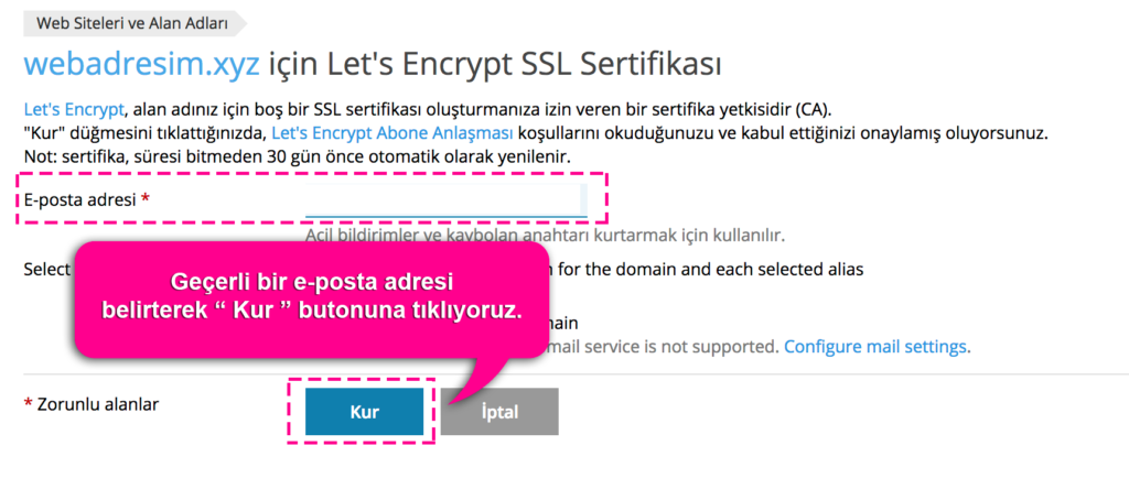 plesk lets encrypt mail Plesk panelde Let’s Encrypt ücretsiz ssl nasıl aktif edilir